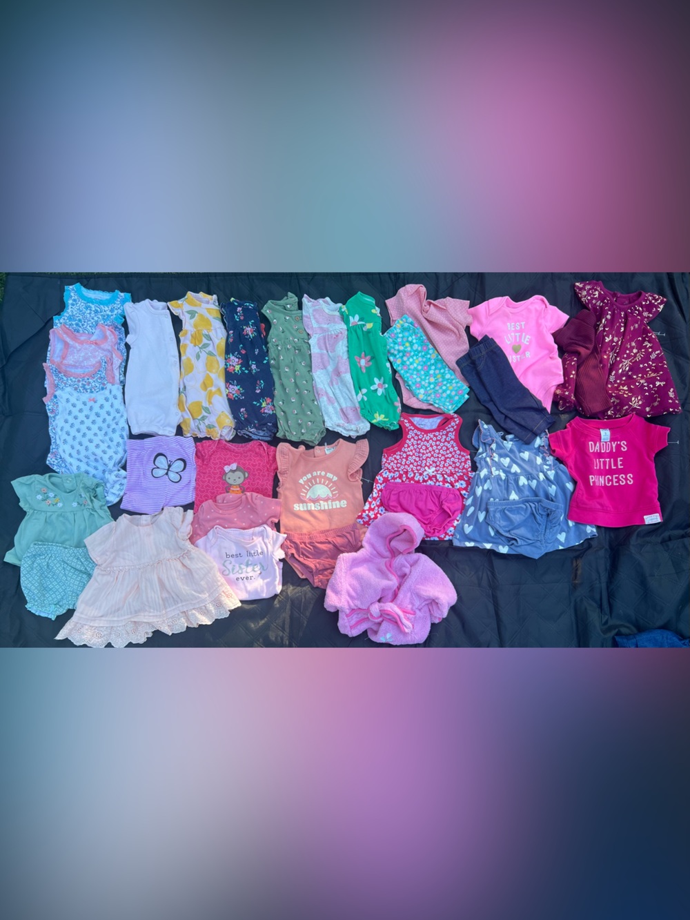 Baby Girls Mixed Clothing Bundle Carters 3 months